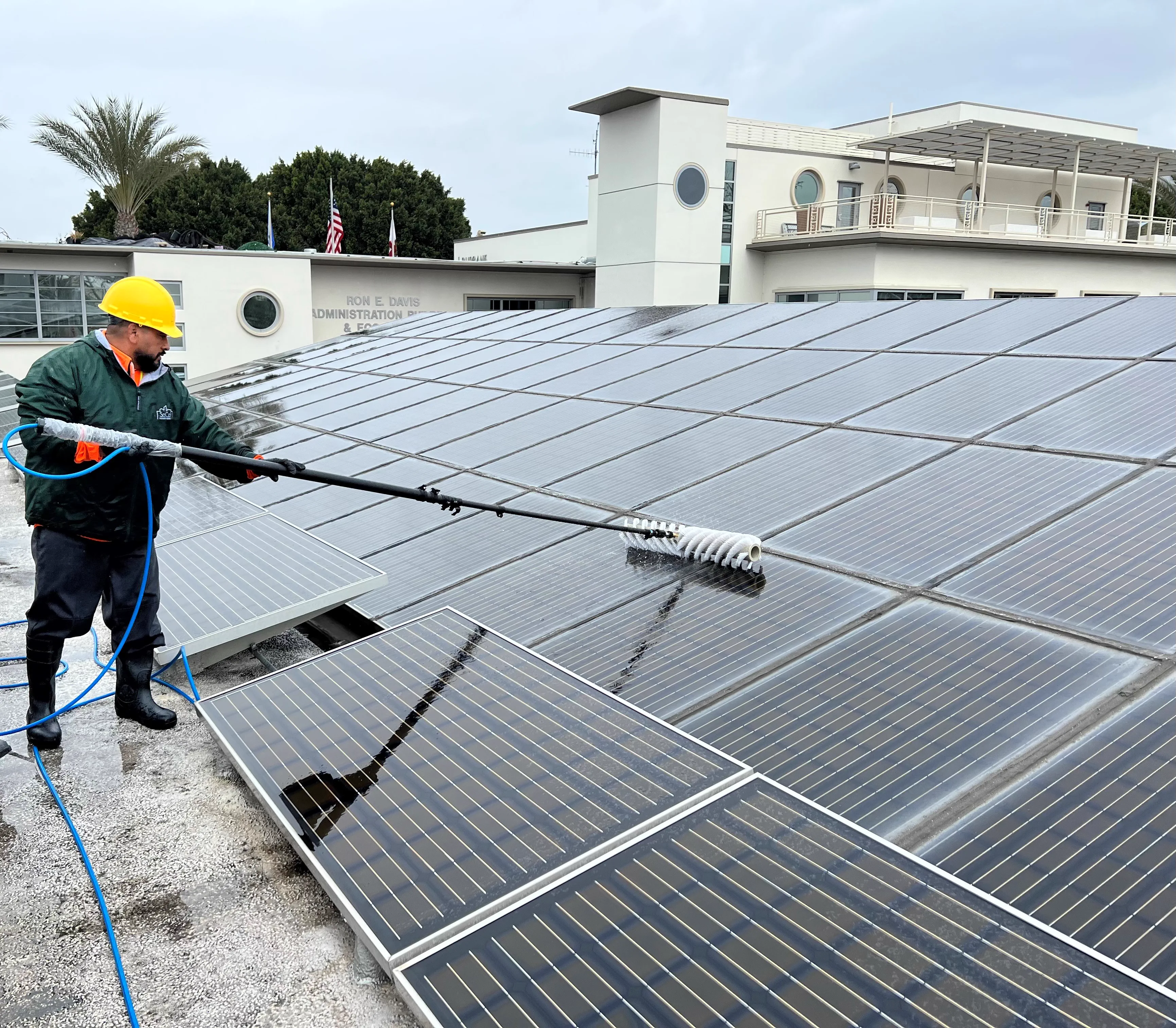Solar Panel Washing