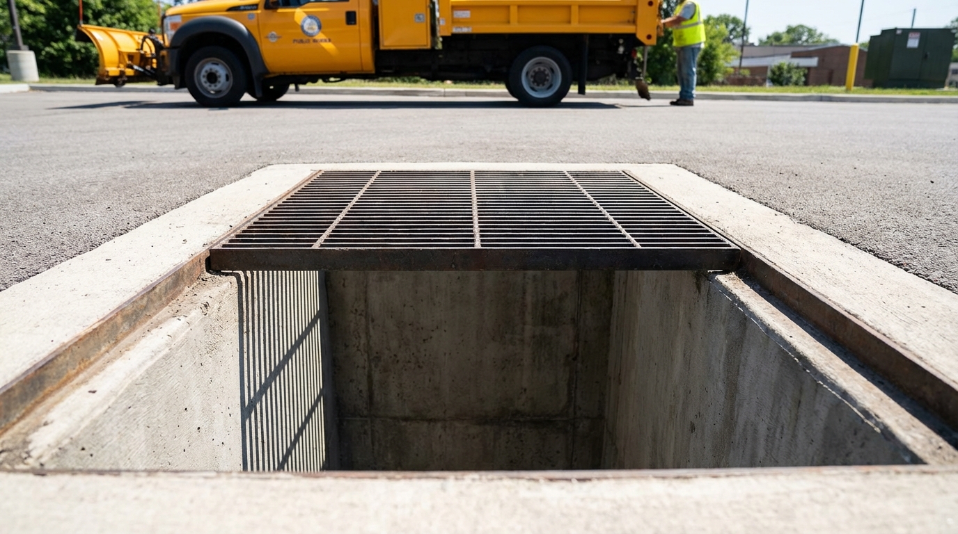 Catch Basin Clean-Out - After